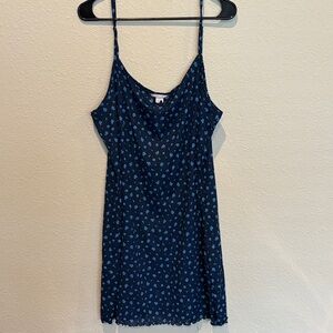 NWT XXL Victoria’s Secret Navy Blue Floral Nightgown
